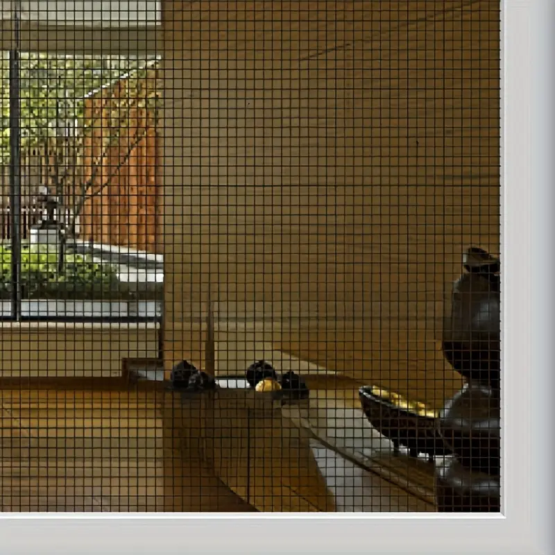 High Breathability Window Screen Mesh, Self-Adhesive Mosquito Net, DIY No-Hole Installation, Magic Tape Included, Easy to Cut, Breathable Window Screen, Cuttable Fabric