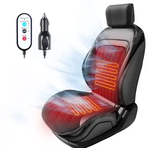 3 in 1 Cooling and Heated Seat Covers with Massage for Car - 12V Universal Seat Protector ，Heated Pad，Car Seat Warmer