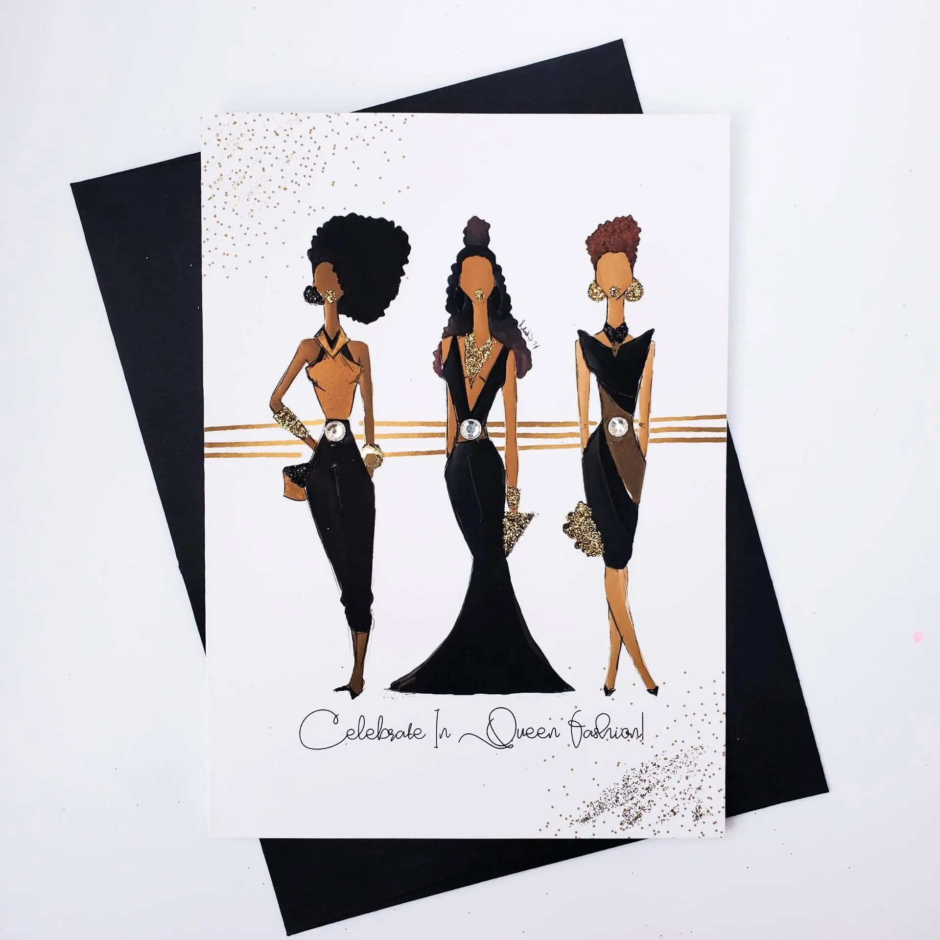 Celebrate In Queen Fashion! - Celebration Card