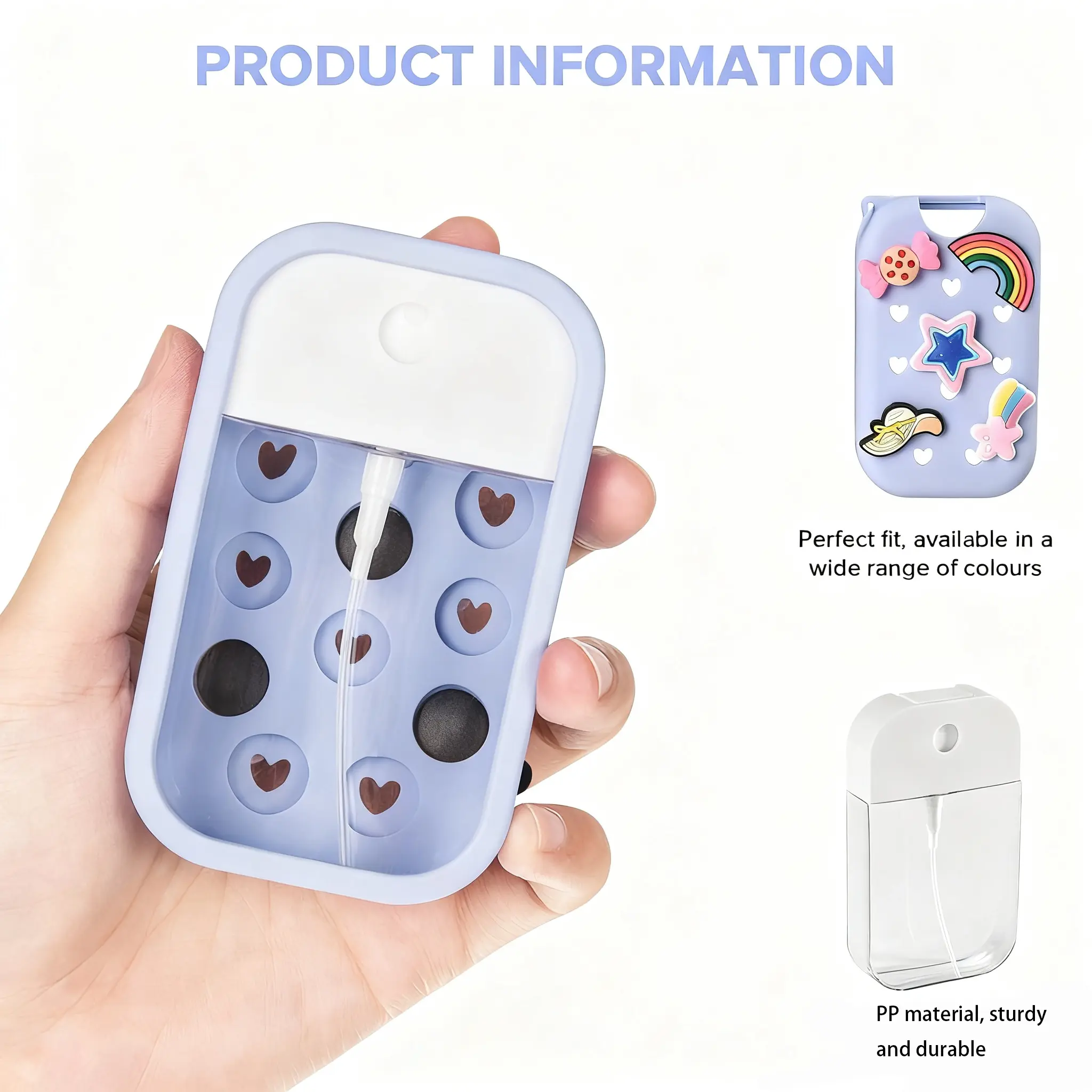 1 Pack Silicone Mist Case Compatible with Touchland Crocs Hand