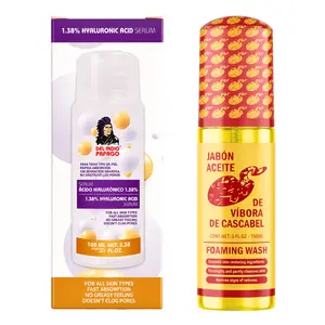 Acido hialuronico del indio(3oz) & Jabon aceite de vibora Foam Wash (5oz)-Facial cleansers- Skincare combo