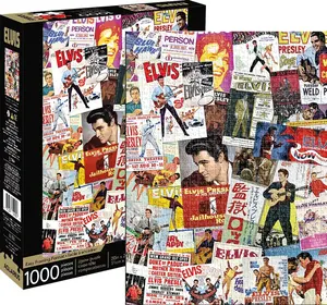 Elvis Presley Movie Poster Collage 1000 Piece Jigsaw Puzzle