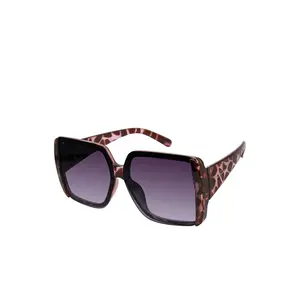 Oversized Glamorous Square Sunglasses in Tortoise