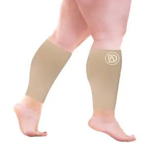 SHORT LENGTH | Plus Size Compression Calf Sleeves 10in 20-30 mmHg (SHORT) by Dominion Active