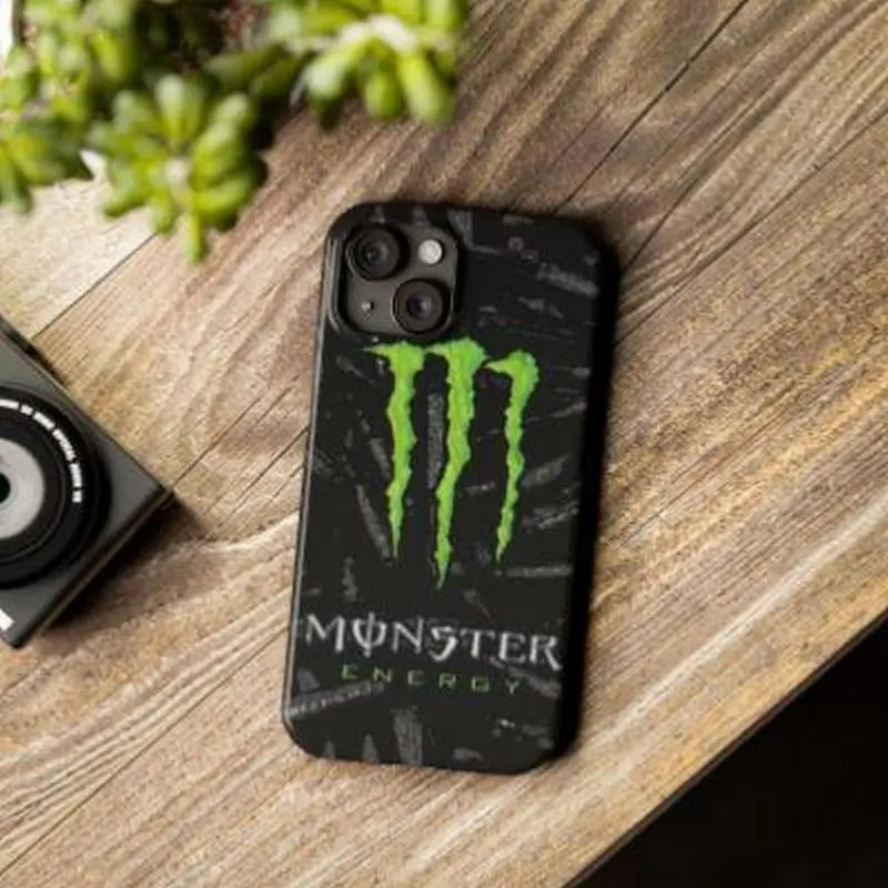 Monster Energy, Drink Soda, Slim Phone Case, Accessories, Fan Gift - TikTok  Shop