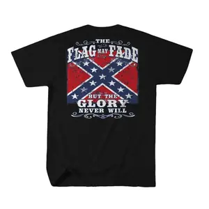 Glory Will Never Fade T-Shirt, Southern Pride Tees, Classic Dixie Soul Shirt, Unisex Rebel Tee, Confederate Heritage Menswear, Gift For Him