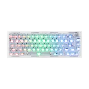 EPOMAKER HE65 V2 TMR Hall Effect Gaming Keyboard with Volume Knob Rapid Triggering, 8K Polling, 0.01mm Adjustable Actuation, Hybrid Hot-Swap, Creamy & Thocky, 2.4Ghz/BT for Mac/WIN