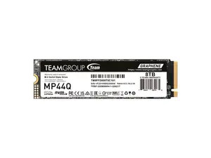 Team Group MP44Q M.2 2280 8TB PCIe 4.0 x4 with NVMe QLC Internal Solid State Drive (SSD) TM8FFD008T0C101