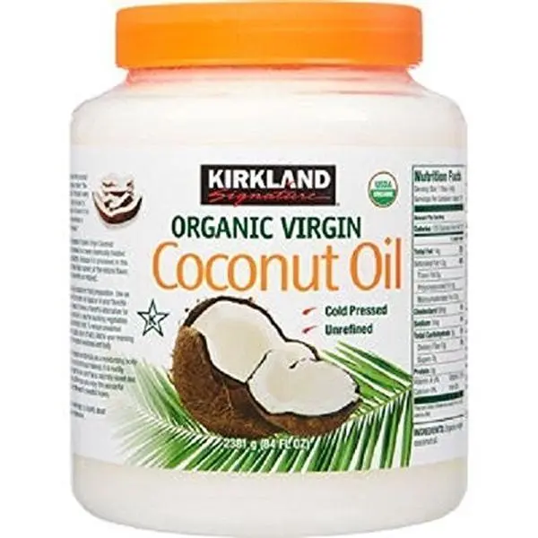 Kirkland Signature Organic Virgin Coconut 84 oz Cold Pressed, 1 Container, Dietary Features Kosher, No Added Sugars, No Flavor - Iron oil