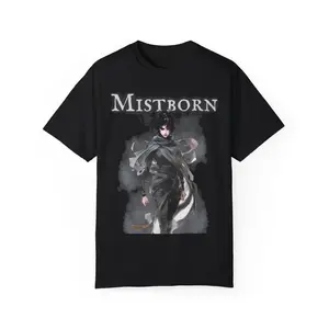 Mistborn Vin Shirt, Cosmere Fantasy Tee, Ashfall Survivor Graphic, Bookish Apparel, Unisex Cotton Crew Neck Gift