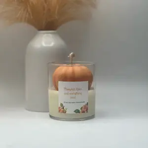 Pumpkin Spice Candle for Home Decor and Ornaments