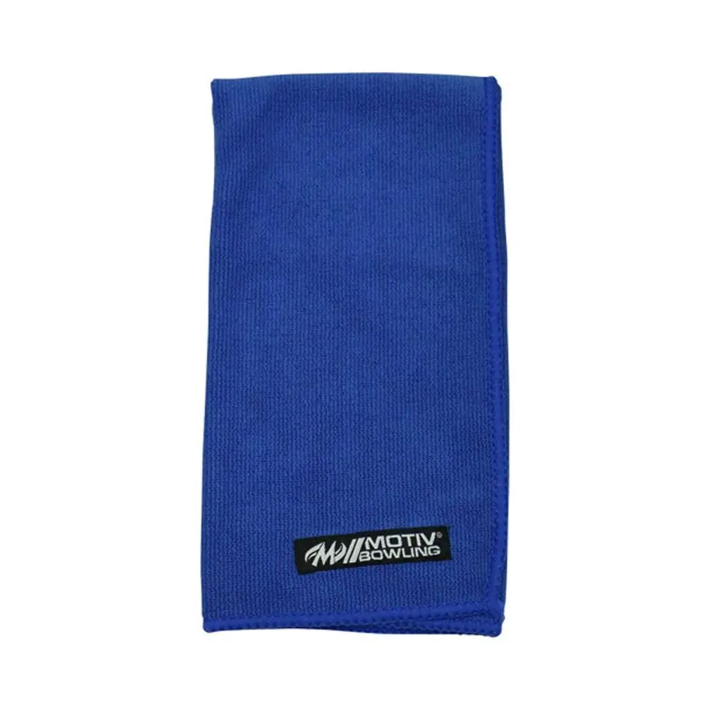 MOTIV Motorsport Rally Microfiber Towel - Large 20 x 16 in, Highly Water Absorbent for Sports and Auto Detailing - Blue