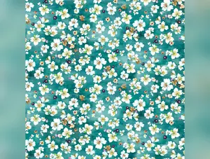 Flower Lake | Marine Lake Bloom by Lake by Michael Miller Fabrics | DCX11897-MARI