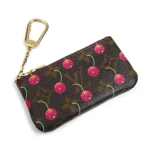 Pre-owned Louis Vuitton Canvas Small Leather Goods Pochette Cle Monogram Coin Case