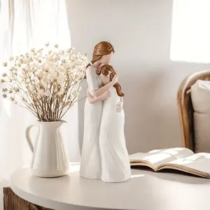 Mother and Daughter Your Sister's Sister Hug Home Ornament and Decoration Ins Resin Crafts