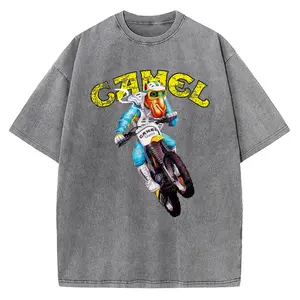 Joe Camel T-Shirt Joe Camel Dirt Bike Supercross Vintage AD Custom Graphic Tee