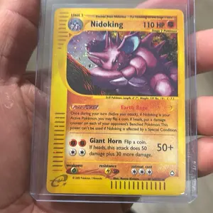 Nidoking Aquapolis H18 Lightly Play Pokemon Trading Card Game 110 HP Earth Rage Giant Horn 50+ Damage