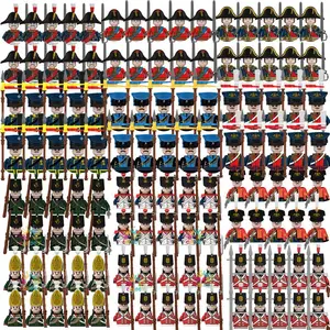 Kids Toys 22/10 Pcs Napoleonic Wars Military General Soldier Building Blocks Imperial Navy Figures Toys For Kids Birthday Gifts