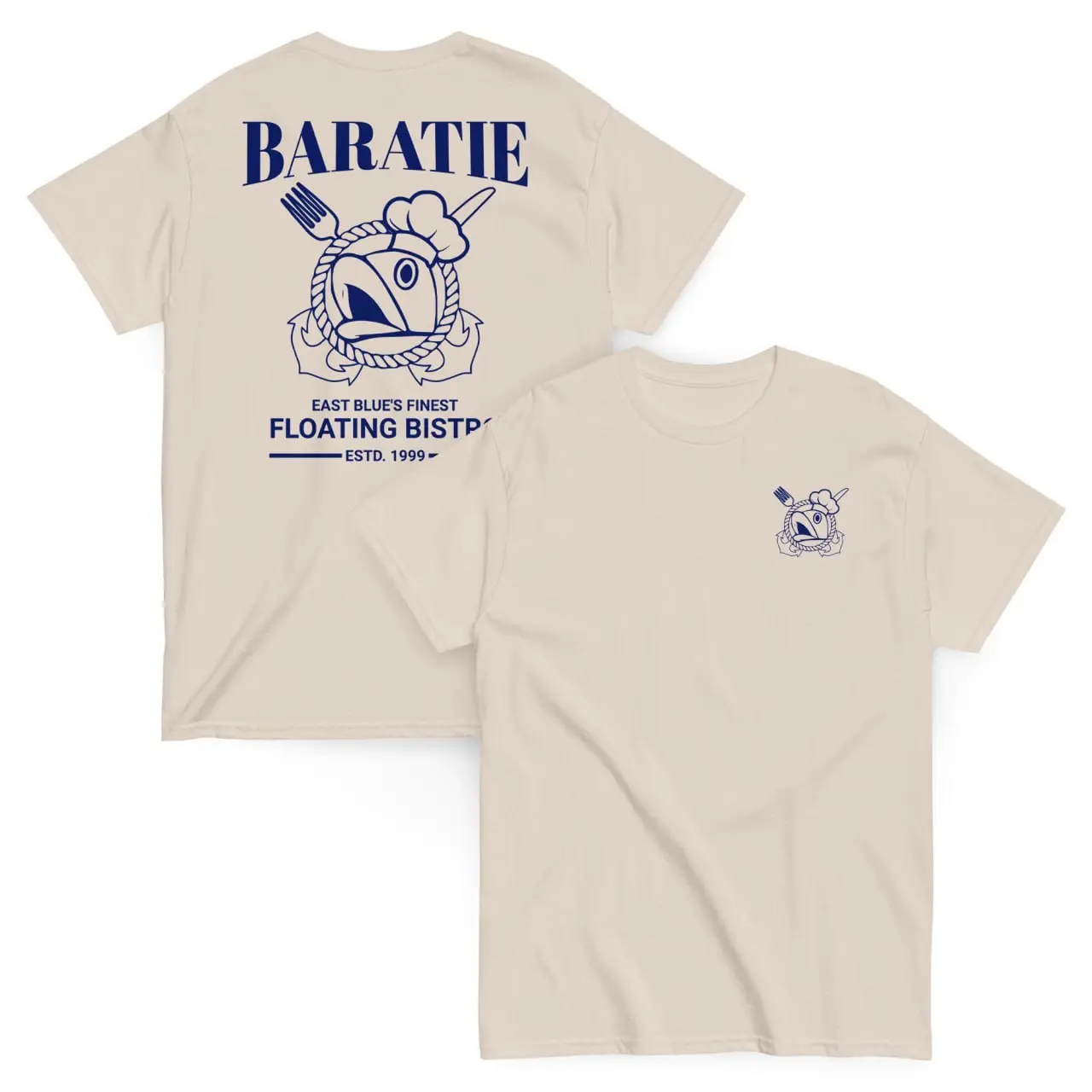 Baratie Restaurant , Graphic Tee, Vintage Anime T-Shirt, Japanese Streetwear, Restaurant Manager Shirt, Restaurant Manager T shirt,  Cotton Tops Womenswear Crewneck