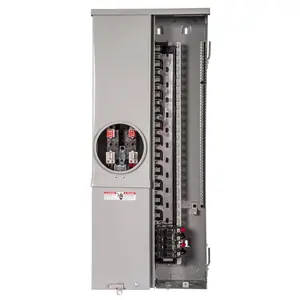Siemens MC2442B1200ESV 200 Amp 24-Space 42-Curcuit Meter Load Center Combinations Surface Main Breaker, Gray