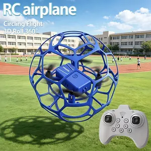 Flying Football Drone RC Toy, Versatile Outdoor Flying Aircraft, Sturdy Anti Impact Design, Long Distance Remote Control Range, Thoughtful Gift for Leisure and Outdoor Fun