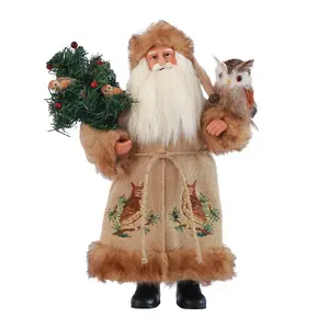 15" Night Watchman Santa by Santa's Workshop