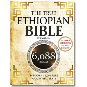 THE TRUE ETHIOPIAN BIBLE COMPLETE in English: All 88 African Scriptures Including the Book of Enoch, Jubilees, Meqabyan, handy size promise paperback edition jesus Year-Long Women's Spiritual Bible Study Journal Hardcover Texts