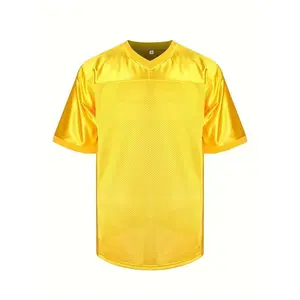 Blank Football Jersey Hip Hop Sports Mesh Practice Practice Plain Football Shirt
