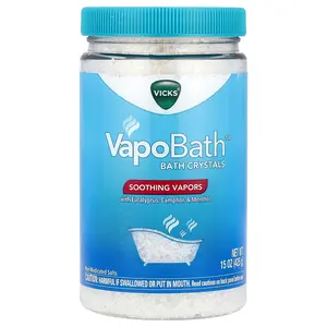 Vicks VapoBath™, Bath Crystals, Soothing Vapors, 15 oz (425 g)
