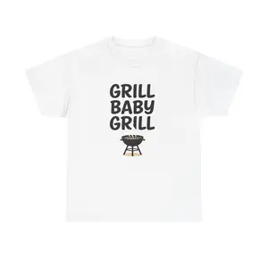 Casual BBQ Tee for Grill Lovers, Funny Summer Shirt, Perfect for Father's Day, Cookout Gift, Outdoor Dining Apparel