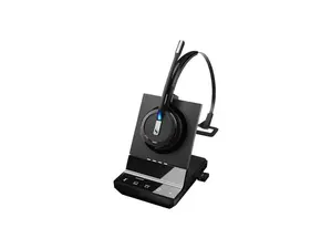 EPOS IMPACT SDW 5016 1000621 Single-Sided Wireless DECT Headset for Desk Phone Softphone/PC& Mobile Phone Connection Dual Microphone Ultra Noise-Canceling, Black, 3 inches