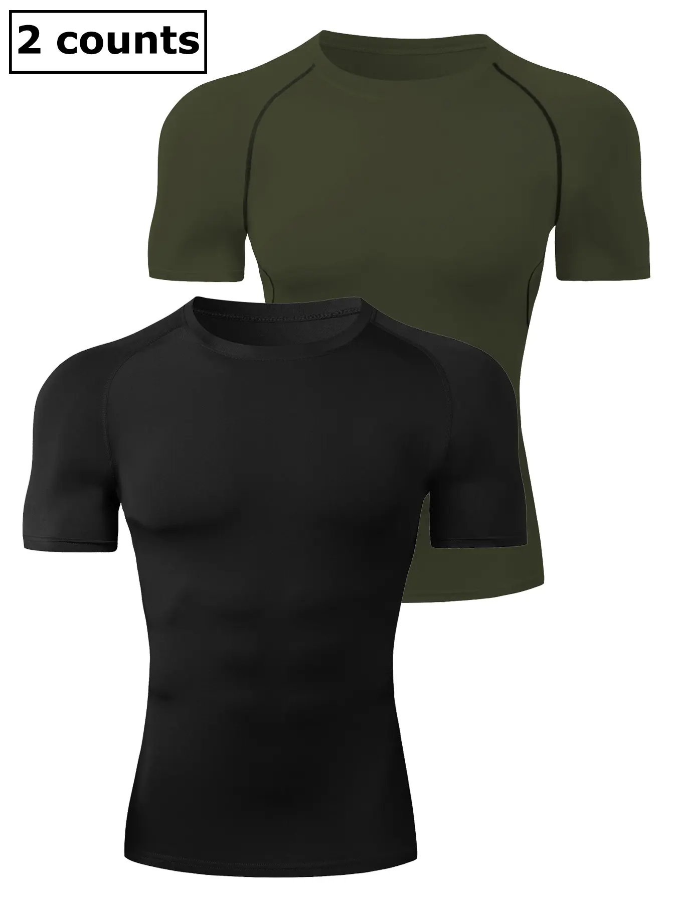 Black + army green