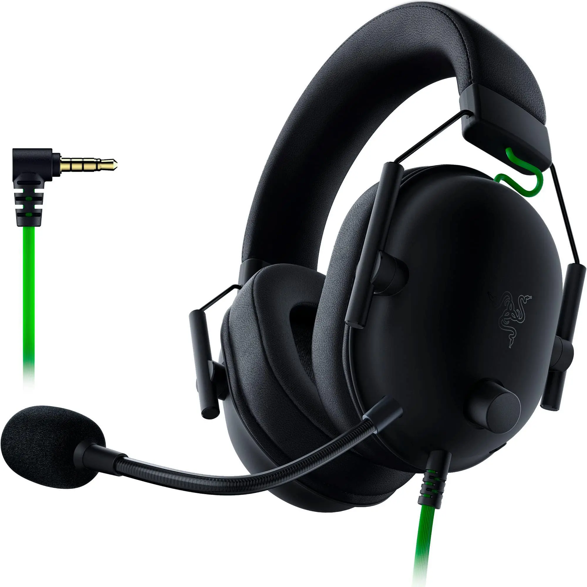 Razer - BlackShark V2 X Wired Over-the-Ear Gaming Headset for PC, PS5, PS4, Switch, Xbox XS, and Xbox One - Black