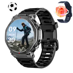 Father day gift  GPS Active Men's military Smart Watch 2026, LED Flashlight, 1200mAh Large Battery for Long Endurance, 1ATM Daily Waterproof, Type-C Emergency Reverse Charging, Multiple Sports Modes, fitness tracker watch for Android & iPhone