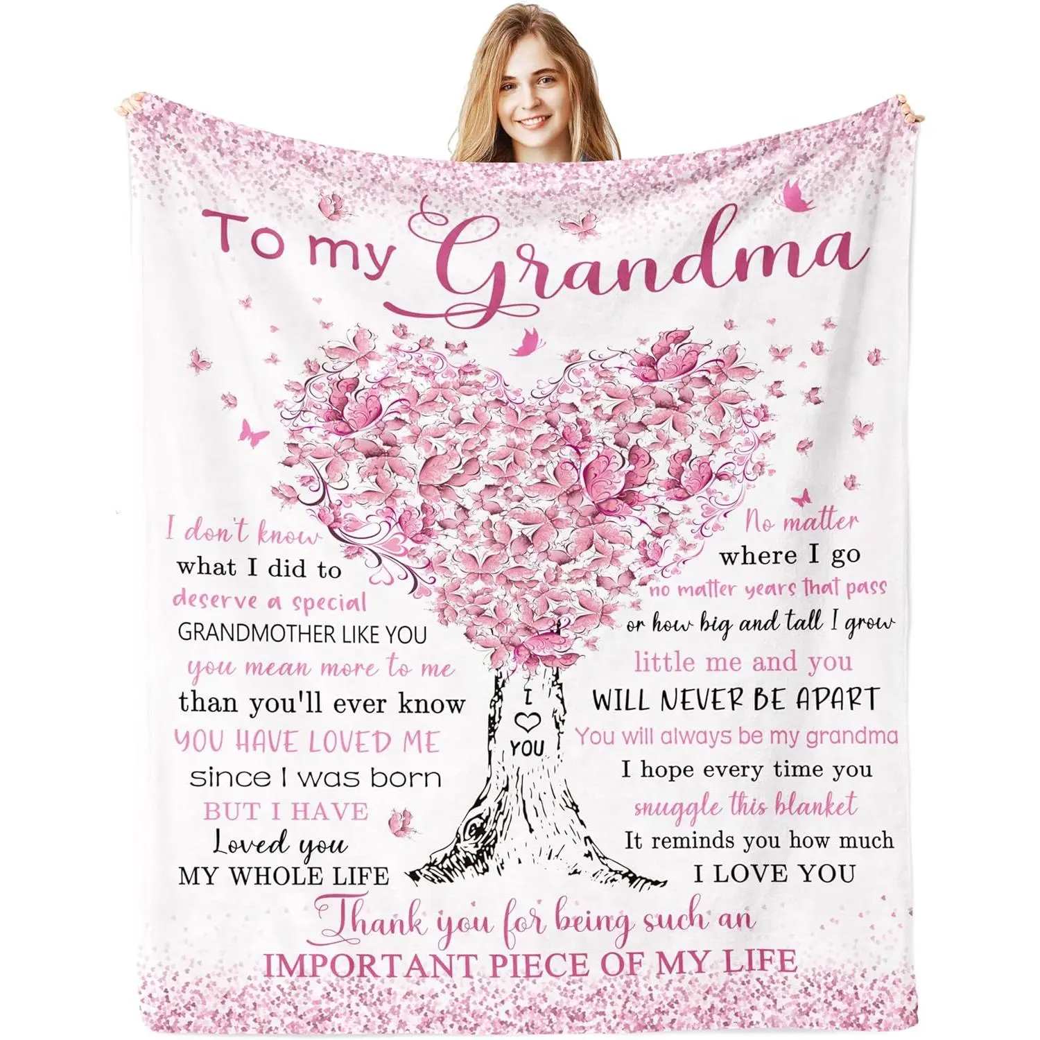 Grandma Gifts, Gifts for Grandma, Great Grandma Birthday Gifts Blanket 60"x 50", Grandmother Gifts, Birthday Gifts Ideas for Grandma, Best Grandma Gifts for Birthday, Grandmom Gift, Nana Gifts