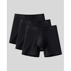 SilkCut Men’s Bamboo Boxer Briefs - 3 Pack