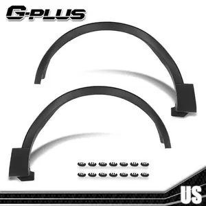 Fit For 2016-2019 Ford Explorer Pair Fender Flares Wheel Trim Opening Molding