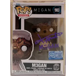 Funko Pop M3gan (Megan) signed by by Amie Donald #1903