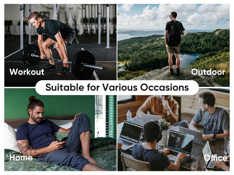 JMIERR Mens Casual Muscle Slim Fitted T Shirt Short Sleeve V-Neck Soft Tee Shirt,Gym Workout Athletic Menswear Tops,Men's clothing for Daily Wear,Fashion Outfits 2026