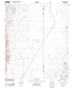 Rodeo New Mexico USGS Topographic Quadrangle Map, 2012, 1:24000