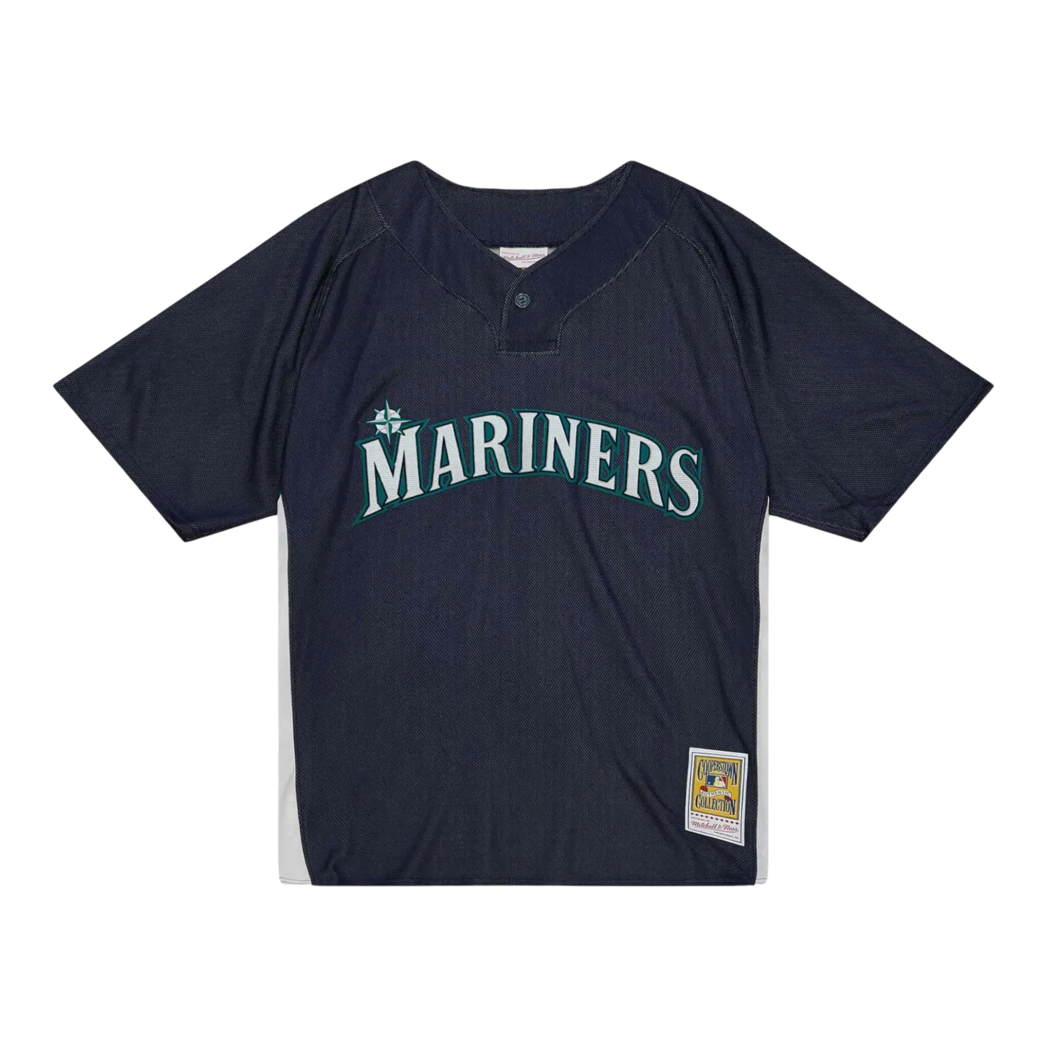 Mitchell & Ness Authentic Ken Griffey Jr Seattle Mariners 2010 Baseball Jersey in Mariners Blue
