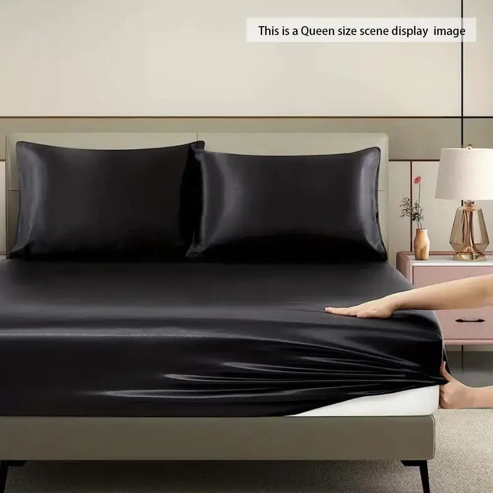 Fitted Sheet & Pillowcase Set, Including 1 Count Fitted Sheet & 1/2 Counts Pillowcase without Filler, Comfortable Bedding Set, Unique Furniture Access