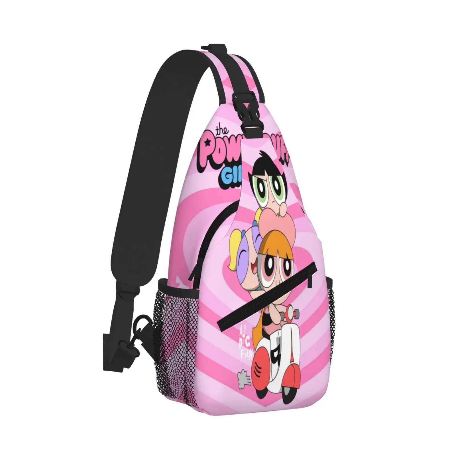The Powerpuff Girls 3D All-Over Print Chest Bag - Stylish