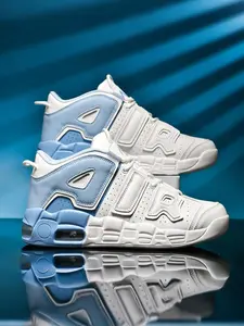 Unisex Fashion Casual Sports Shoes, Stylish Basketball Shoes, Shock Absorption Comfortable Shoes, Sizes 36-47, Men and Women