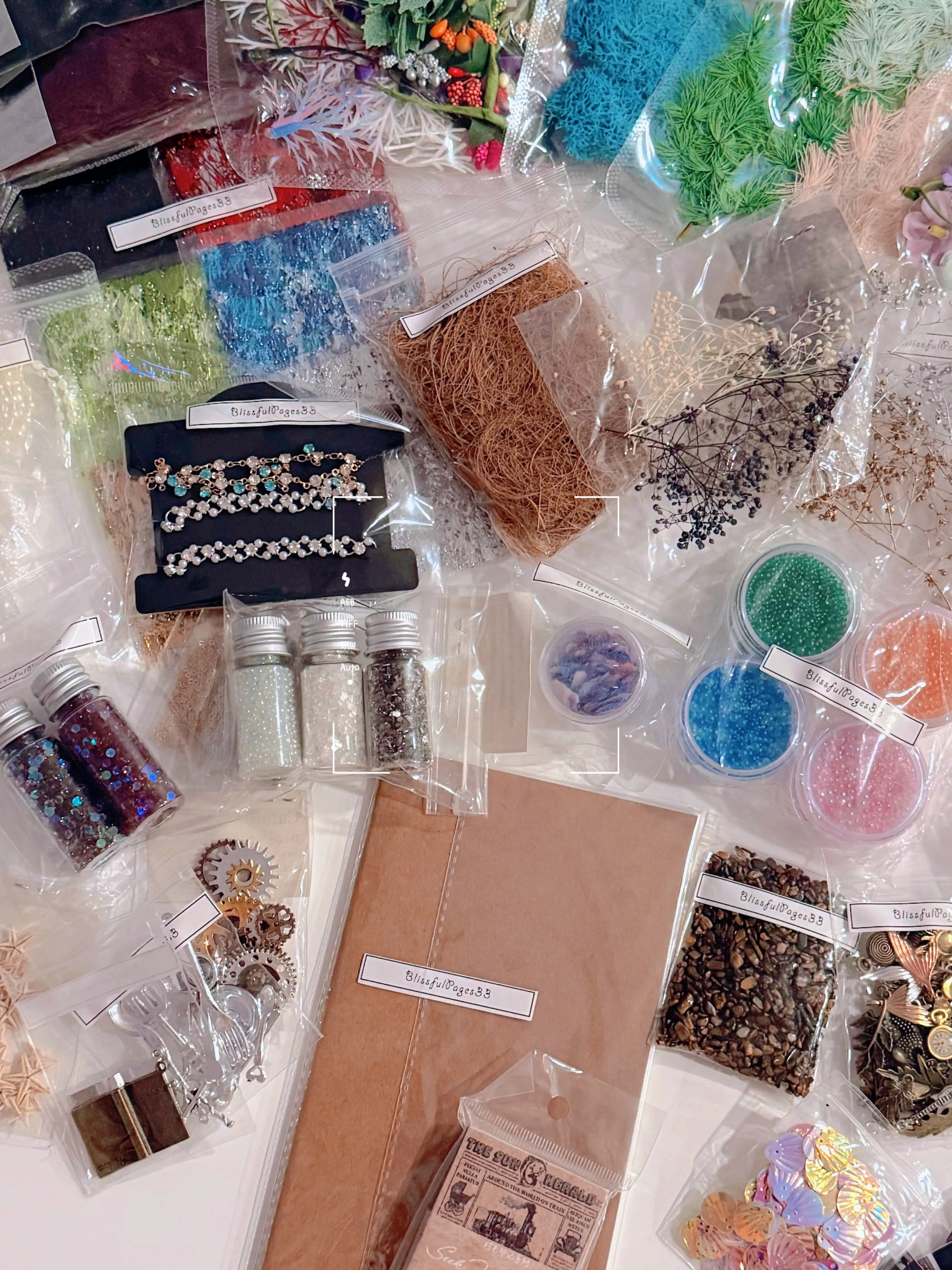 All-in-One Junk Journal Supplies Kit - 55+ Items for Creative Junk ...