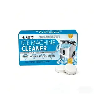 Ice Machine Cleaner Maker Tablets 6-Pack Universal Descaling Solution, Nickel-Safe Scale RemoverCompatible with Countertop & Nugget lce Makers, Complete lce Maker Cleaning Kit for Home Use