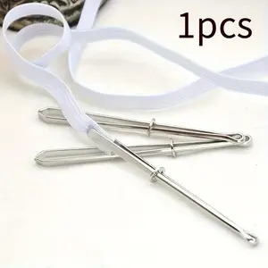1 piece Elastic belt threading clip DIY for sewing, pants belt needle guide tool Sewing Supplies Crafts