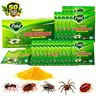 50-Packet High-Efficiency Cockroach Bait Powder - Fast-Acting Indoor Cockroach Exterminator, Kills + Lures Back, Inhibits Egg Hatch, Enables Nest-to-Nest Spread, Ideal for Kitchens & Rooms, Windows