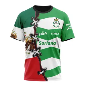 LIGA MX Club Santos Laguna Special Mix Mexico Flag Design