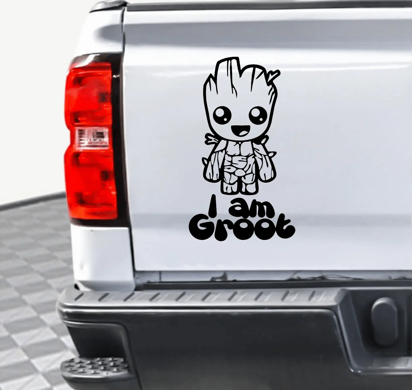I Am Groot Decal – High-Quality Vinyl Sticker for Cars, Laptops & More